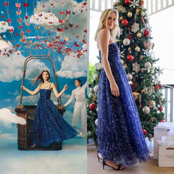 NWT NEW STAUD Bettina Zodiac Constellation Dress - Picture 2 of 8